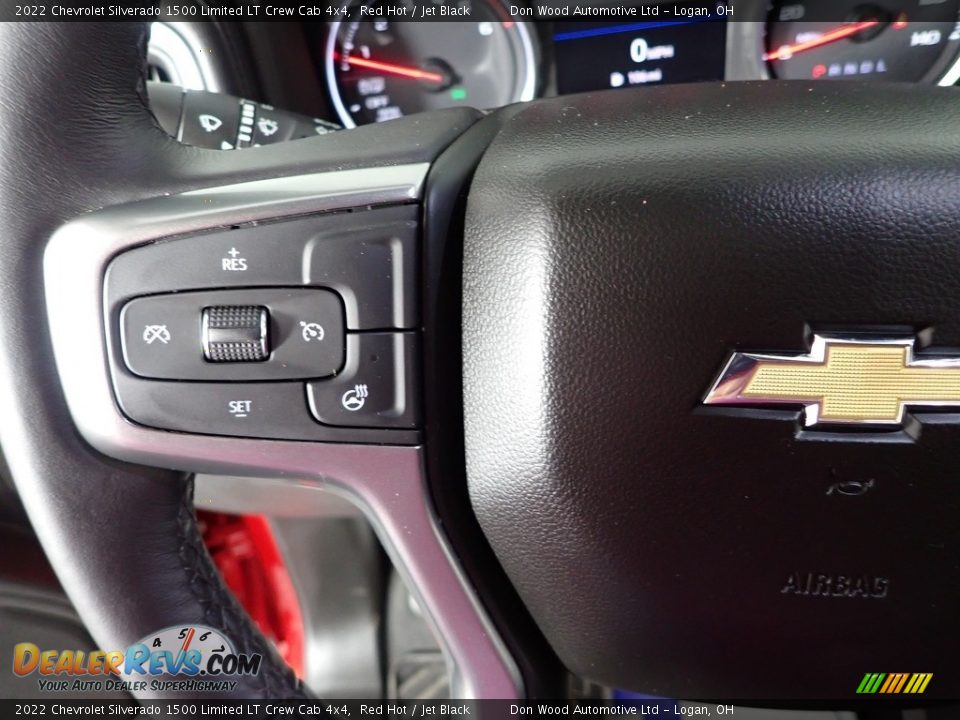 2022 Chevrolet Silverado 1500 Limited LT Crew Cab 4x4 Red Hot / Jet Black Photo #16