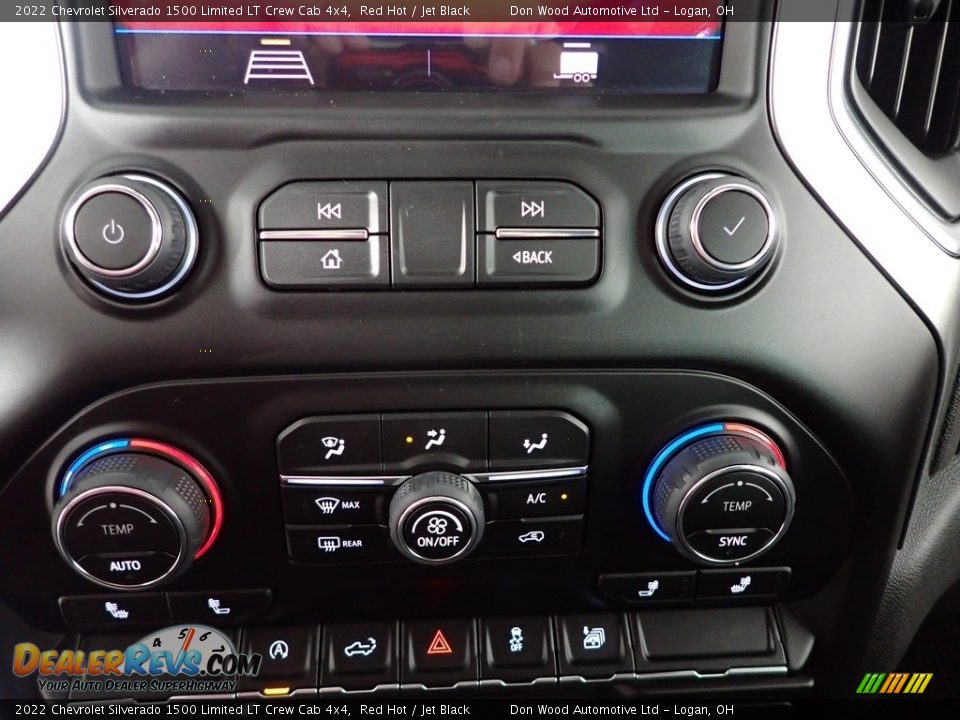 2022 Chevrolet Silverado 1500 Limited LT Crew Cab 4x4 Red Hot / Jet Black Photo #19