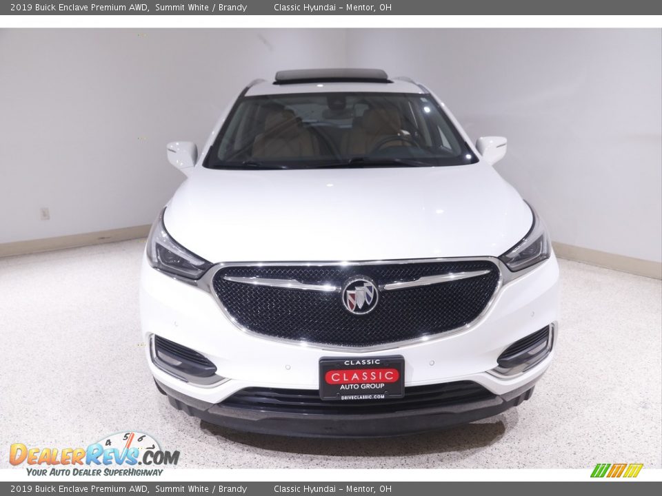 2019 Buick Enclave Premium AWD Summit White / Brandy Photo #2