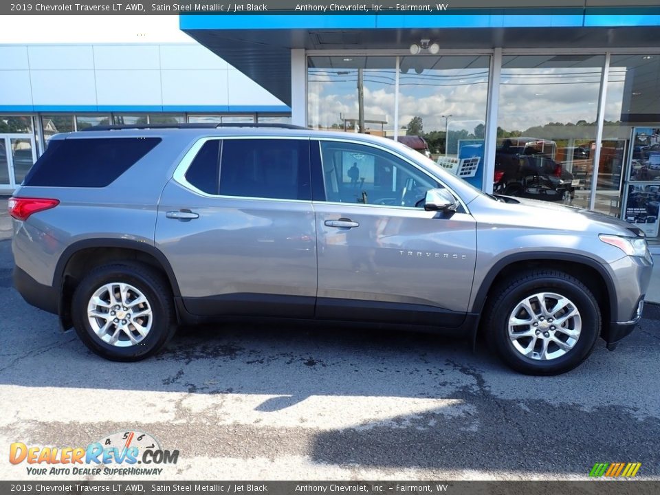 2019 Chevrolet Traverse LT AWD Satin Steel Metallic / Jet Black Photo #2