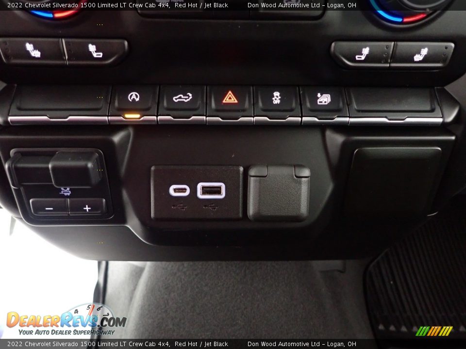 2022 Chevrolet Silverado 1500 Limited LT Crew Cab 4x4 Red Hot / Jet Black Photo #20