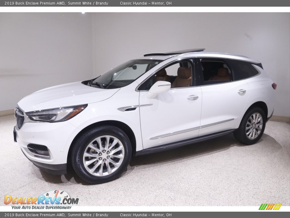 2019 Buick Enclave Premium AWD Summit White / Brandy Photo #3
