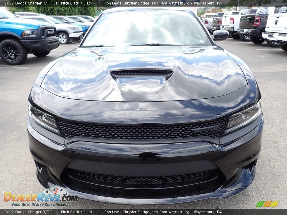 2022 Dodge Charger R/T Plus Pitch Black / Black Photo #9