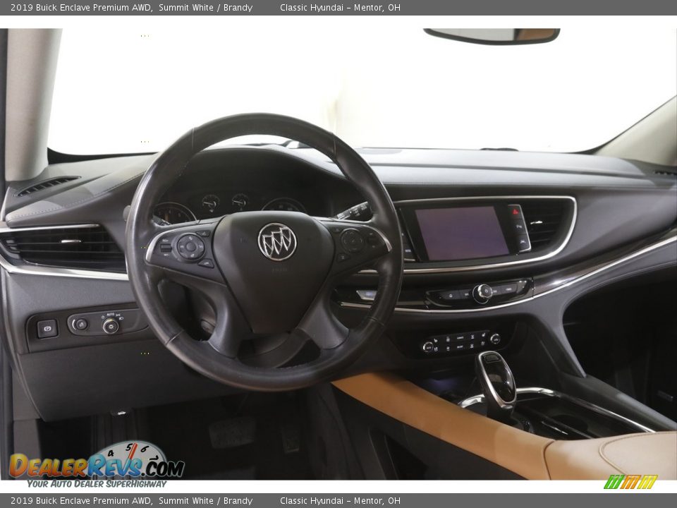 2019 Buick Enclave Premium AWD Summit White / Brandy Photo #6