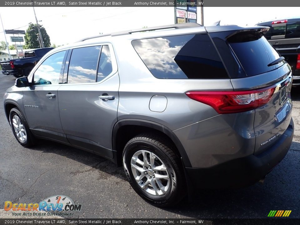 2019 Chevrolet Traverse LT AWD Satin Steel Metallic / Jet Black Photo #6