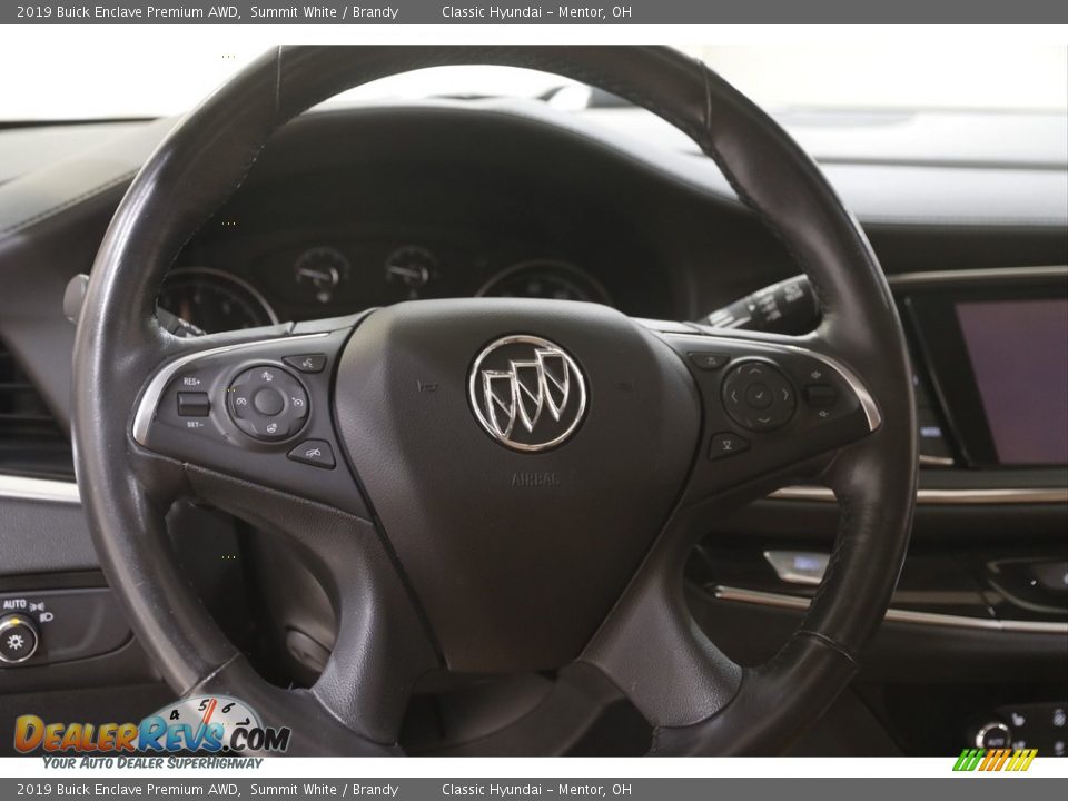2019 Buick Enclave Premium AWD Summit White / Brandy Photo #7