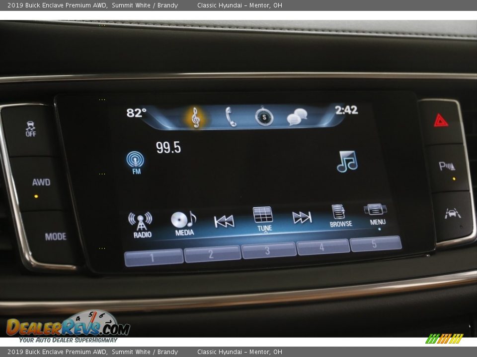 2019 Buick Enclave Premium AWD Summit White / Brandy Photo #10