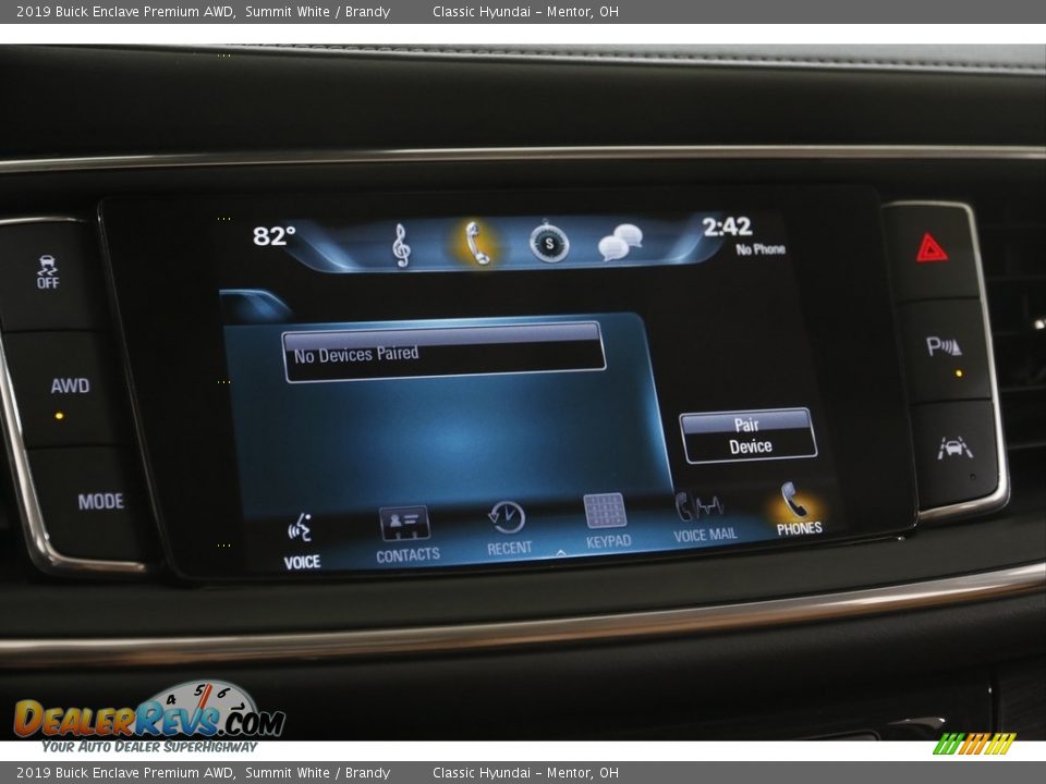 2019 Buick Enclave Premium AWD Summit White / Brandy Photo #11