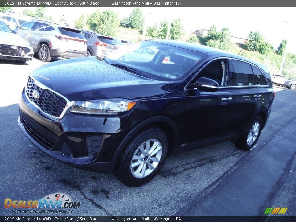 2019 Kia Sorento LX AWD Ebony Black / Satin Black Photo #6