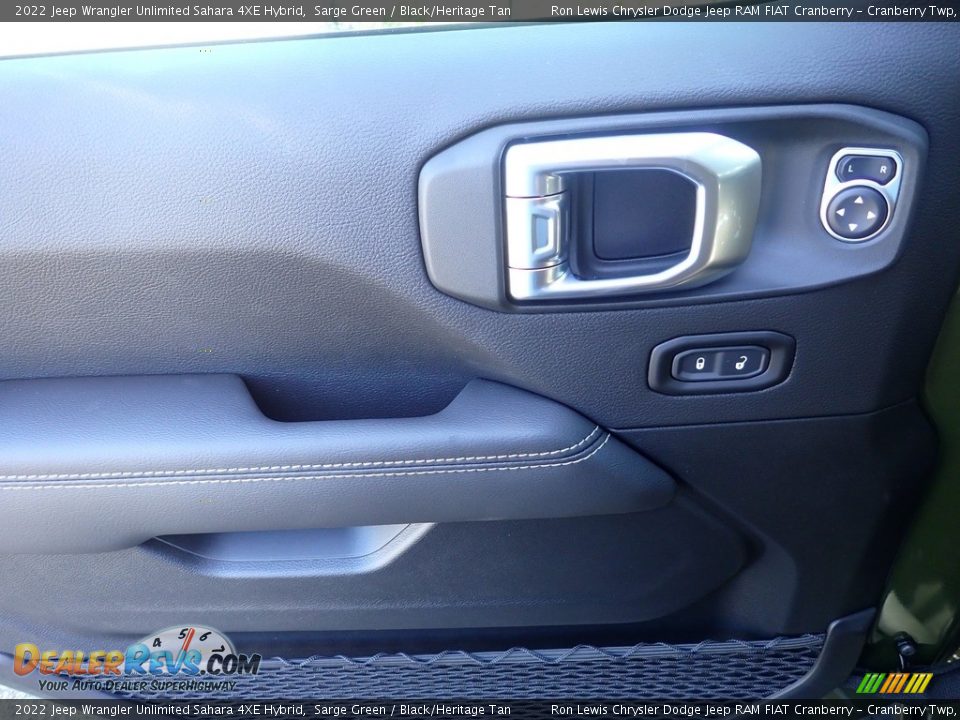 2022 Jeep Wrangler Unlimited Sahara 4XE Hybrid Sarge Green / Black/Heritage Tan Photo #14