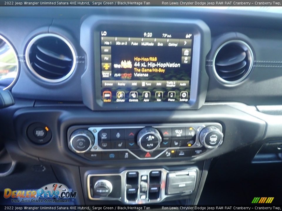 2022 Jeep Wrangler Unlimited Sahara 4XE Hybrid Sarge Green / Black/Heritage Tan Photo #16