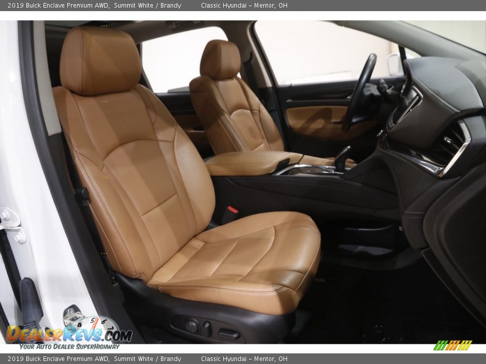 2019 Buick Enclave Premium AWD Summit White / Brandy Photo #17