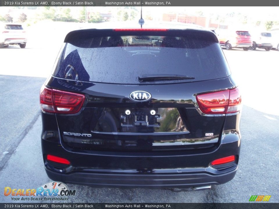 2019 Kia Sorento LX AWD Ebony Black / Satin Black Photo #9