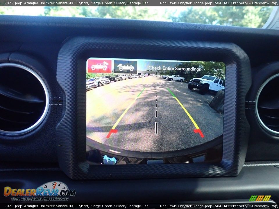 2022 Jeep Wrangler Unlimited Sahara 4XE Hybrid Sarge Green / Black/Heritage Tan Photo #17