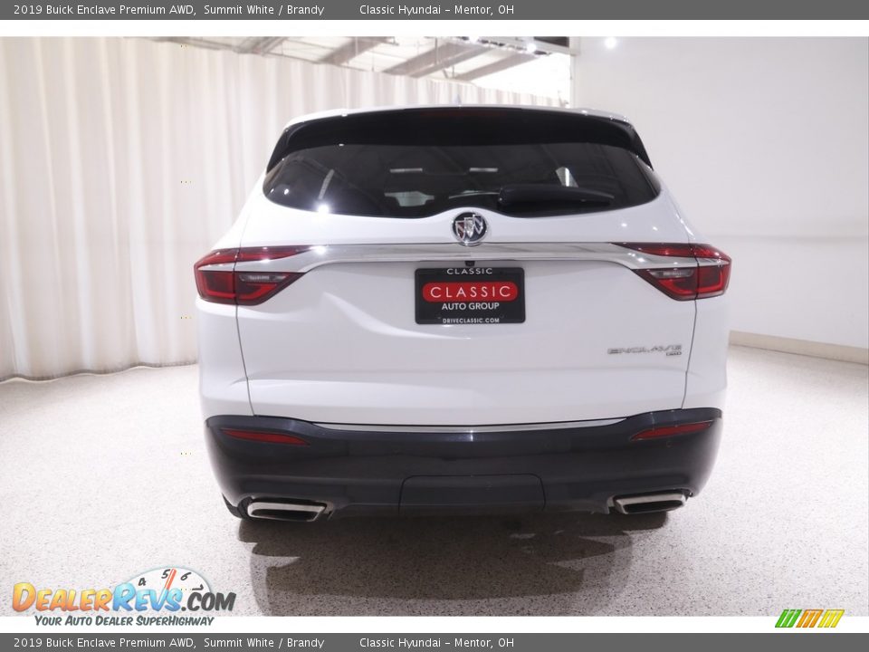 2019 Buick Enclave Premium AWD Summit White / Brandy Photo #22