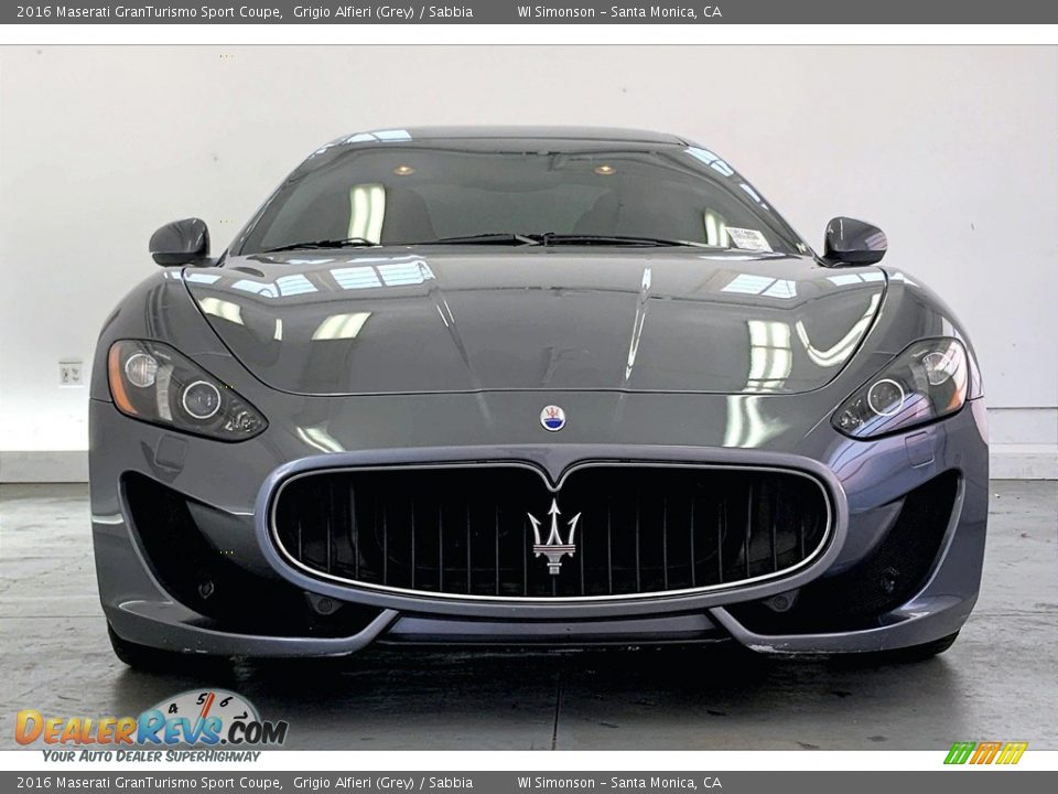 2016 Maserati GranTurismo Sport Coupe Grigio Alfieri (Grey) / Sabbia Photo #2