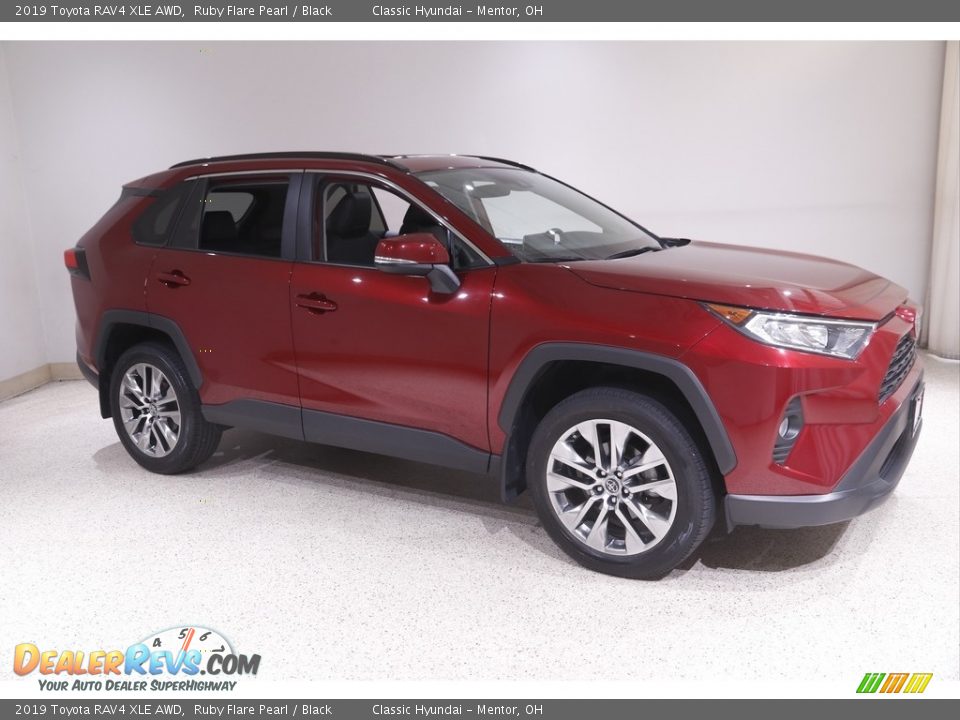 2019 Toyota RAV4 XLE AWD Ruby Flare Pearl / Black Photo #1