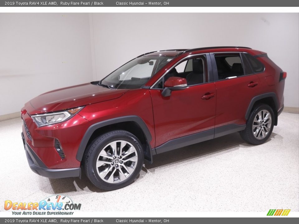 2019 Toyota RAV4 XLE AWD Ruby Flare Pearl / Black Photo #3