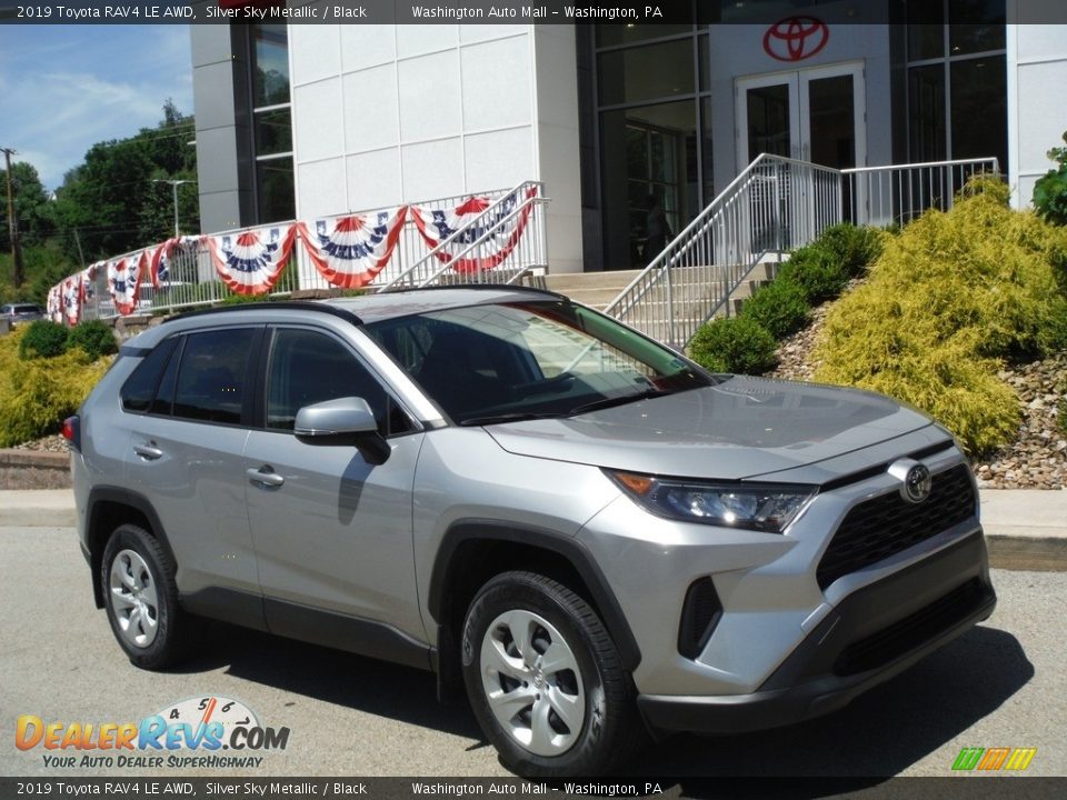 2019 Toyota RAV4 LE AWD Silver Sky Metallic / Black Photo #1