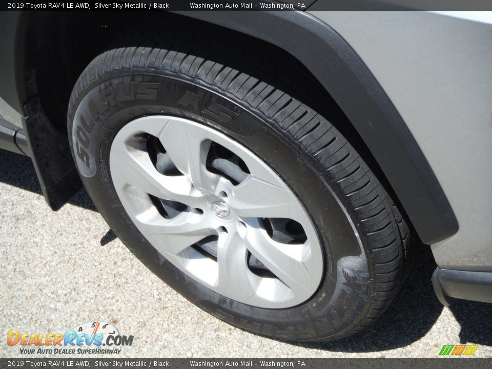 2019 Toyota RAV4 LE AWD Silver Sky Metallic / Black Photo #3