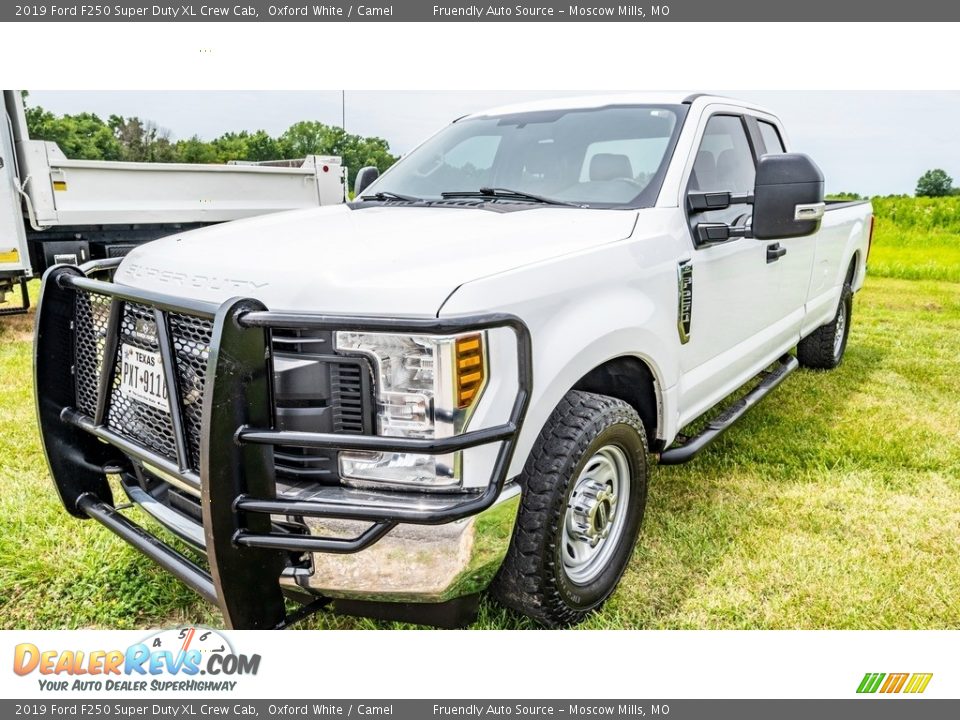 2019 Ford F250 Super Duty XL Crew Cab Oxford White / Camel Photo #8