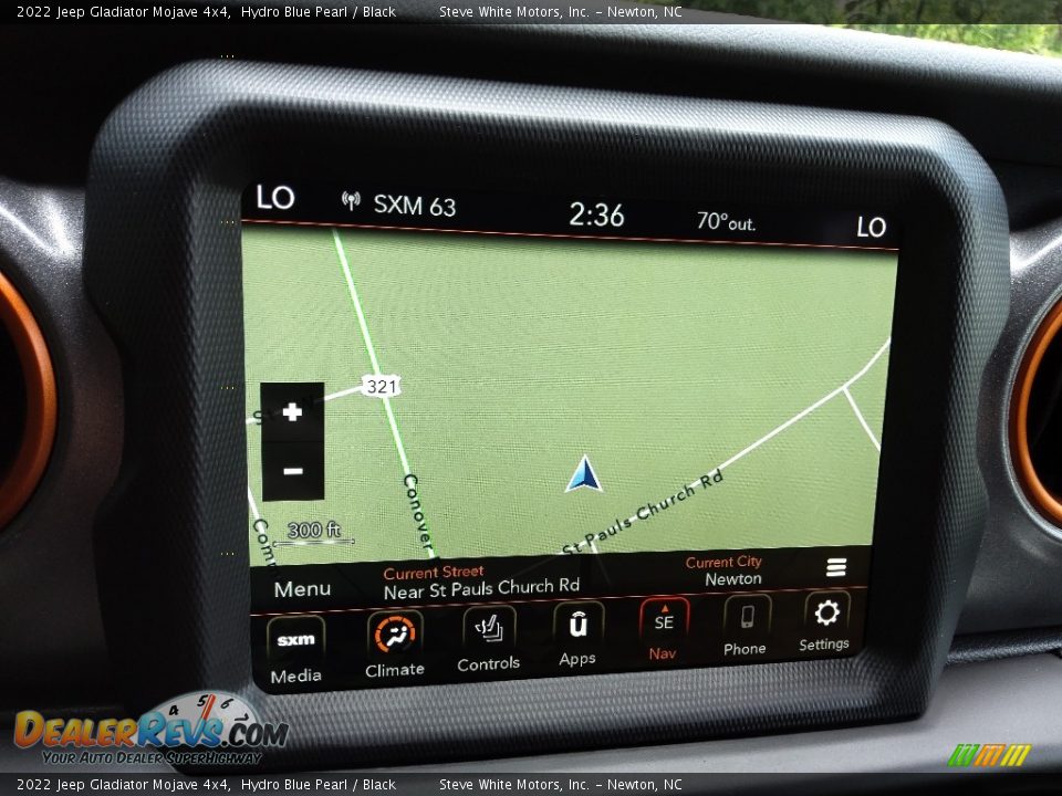 Navigation of 2022 Jeep Gladiator Mojave 4x4 Photo #24