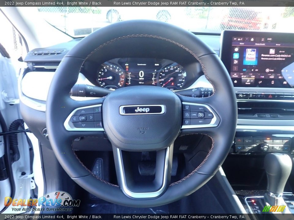 2022 Jeep Compass Limited 4x4 Bright White / Black Photo #18