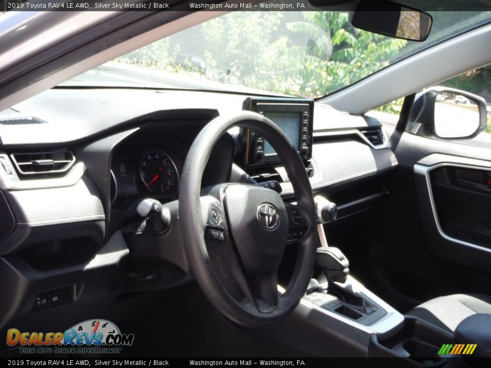 2019 Toyota RAV4 LE AWD Silver Sky Metallic / Black Photo #12
