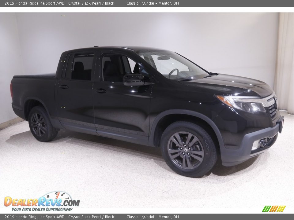 2019 Honda Ridgeline Sport AWD Crystal Black Pearl / Black Photo #1