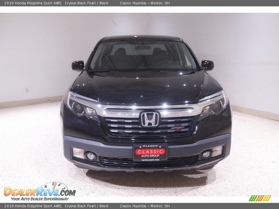 2019 Honda Ridgeline Sport AWD Crystal Black Pearl / Black Photo #2