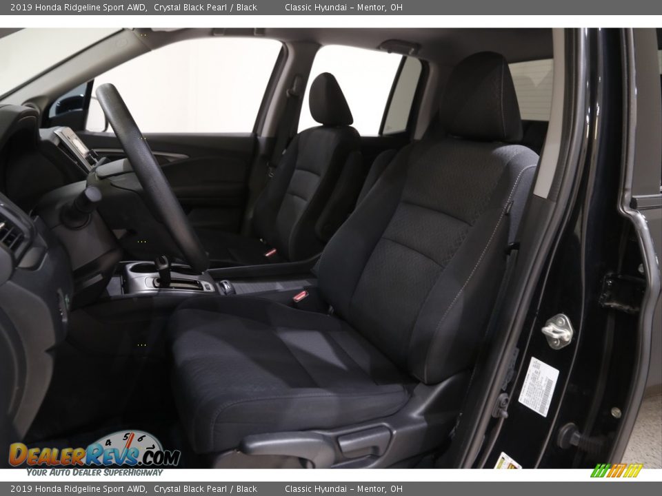 2019 Honda Ridgeline Sport AWD Crystal Black Pearl / Black Photo #5