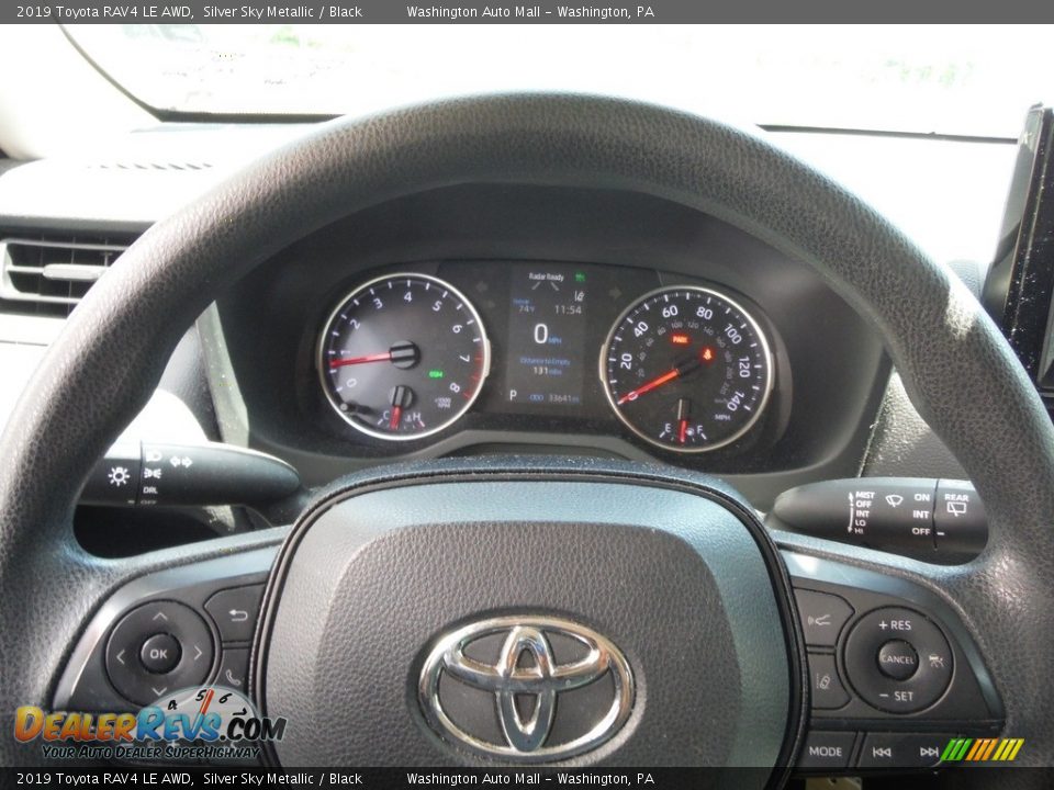 2019 Toyota RAV4 LE AWD Silver Sky Metallic / Black Photo #20