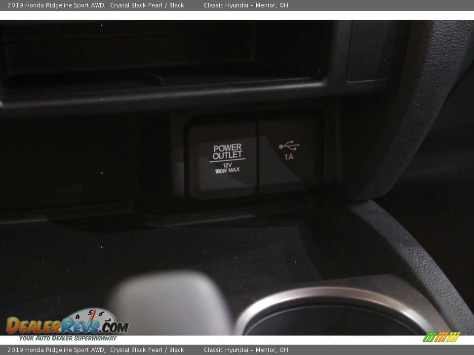 2019 Honda Ridgeline Sport AWD Crystal Black Pearl / Black Photo #13