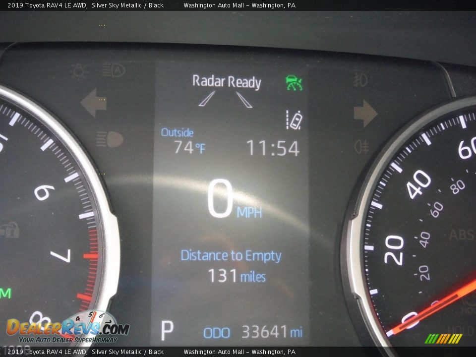 2019 Toyota RAV4 LE AWD Silver Sky Metallic / Black Photo #27