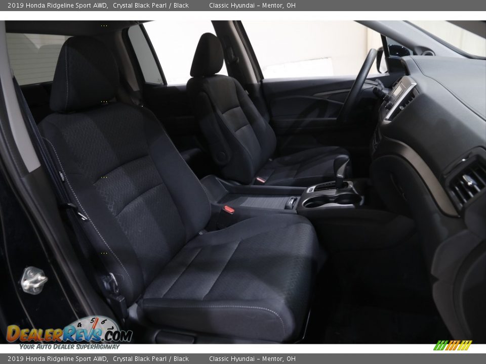 2019 Honda Ridgeline Sport AWD Crystal Black Pearl / Black Photo #15