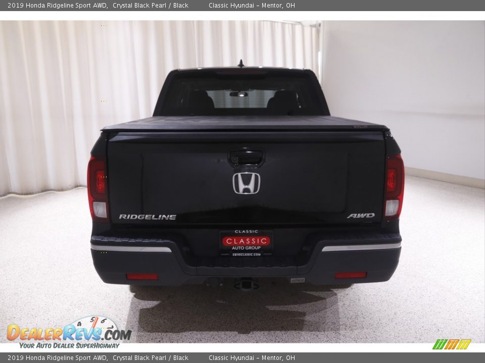 2019 Honda Ridgeline Sport AWD Crystal Black Pearl / Black Photo #18