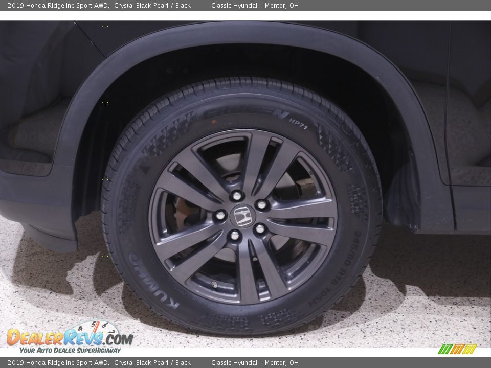 2019 Honda Ridgeline Sport AWD Crystal Black Pearl / Black Photo #20