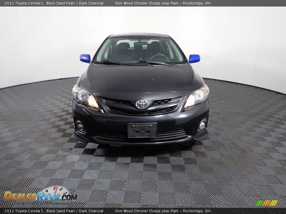 2011 Toyota Corolla S Black Sand Pearl / Dark Charcoal Photo #2