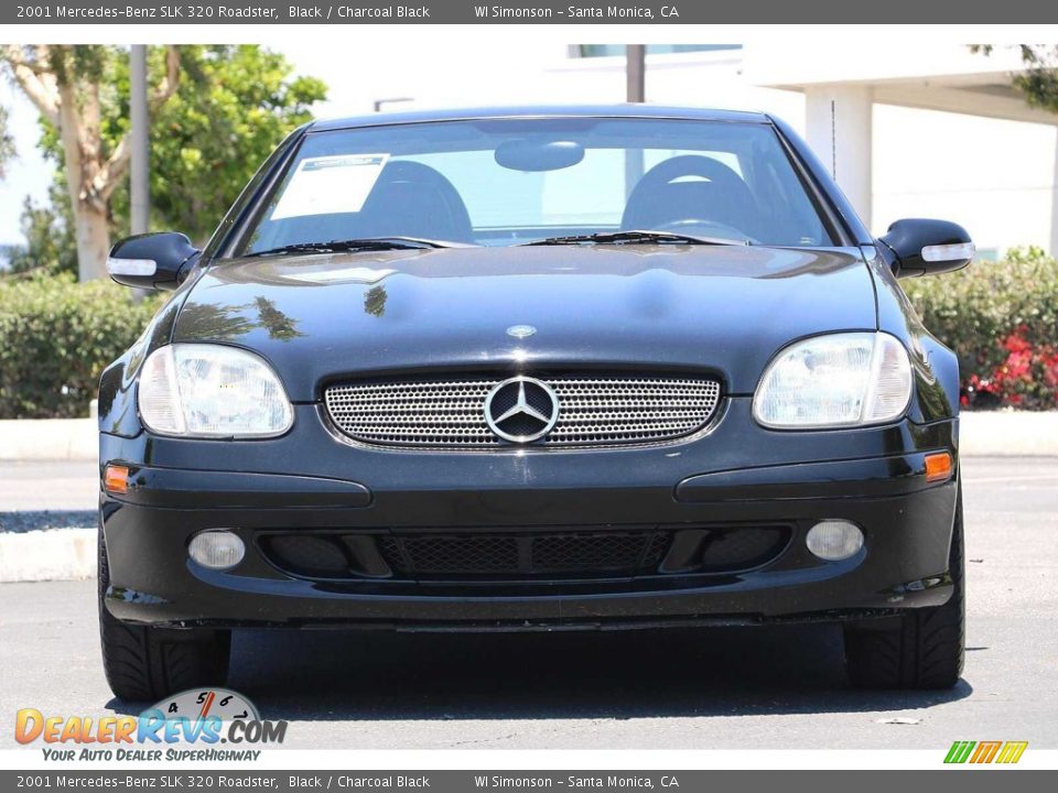 2001 Mercedes-Benz SLK 320 Roadster Black / Charcoal Black Photo #3