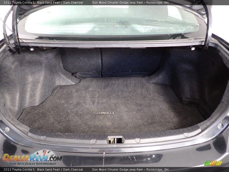 2011 Toyota Corolla S Black Sand Pearl / Dark Charcoal Photo #8