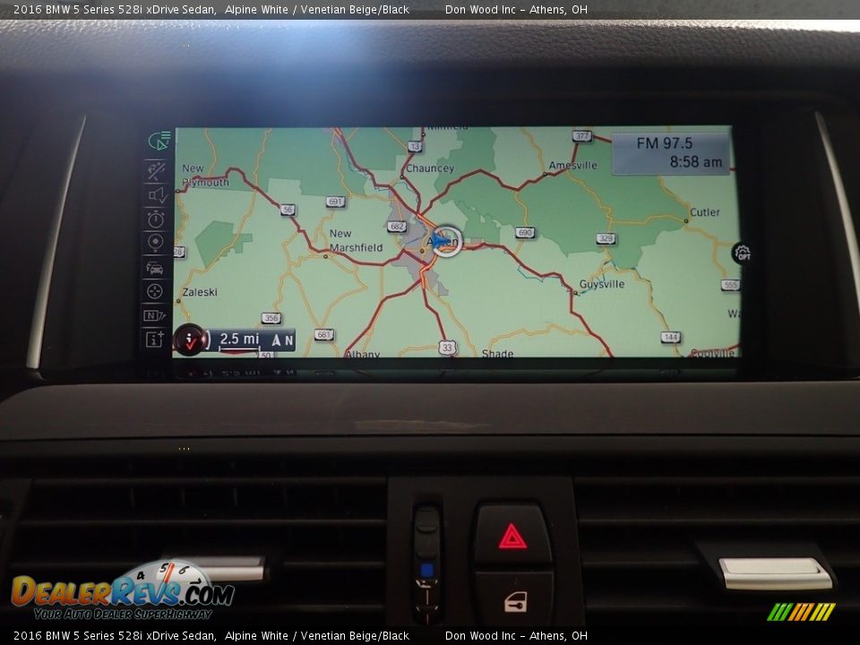 2016 BMW 5 Series 528i xDrive Sedan Alpine White / Venetian Beige/Black Photo #5