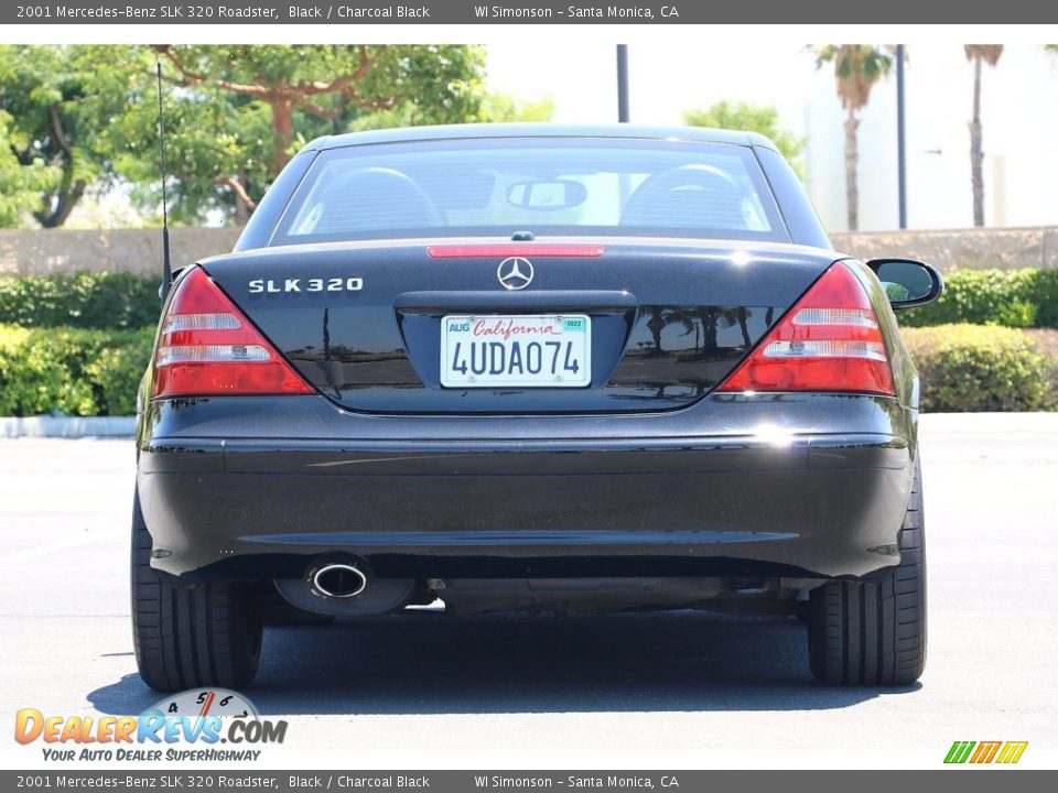 2001 Mercedes-Benz SLK 320 Roadster Black / Charcoal Black Photo #8