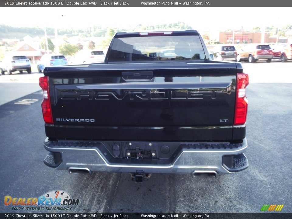 2019 Chevrolet Silverado 1500 LT Double Cab 4WD Black / Jet Black Photo #9