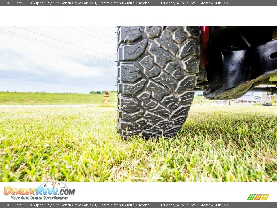 2012 Ford F250 Super Duty King Ranch Crew Cab 4x4 Forest Green Metallic / Adobe Photo #25