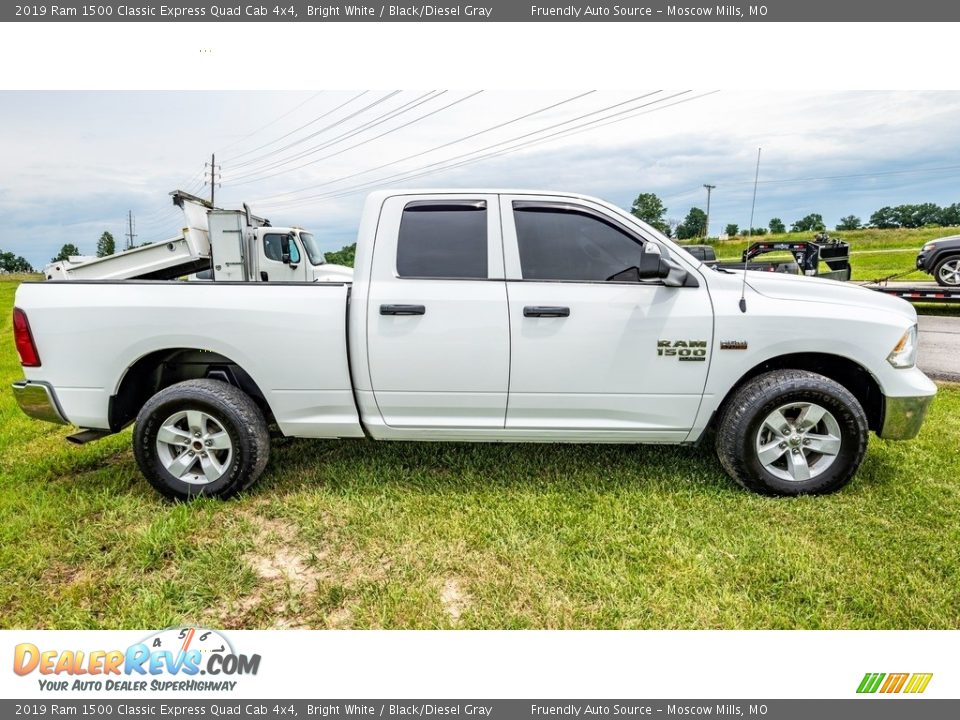 2019 Ram 1500 Classic Express Quad Cab 4x4 Bright White / Black/Diesel Gray Photo #3