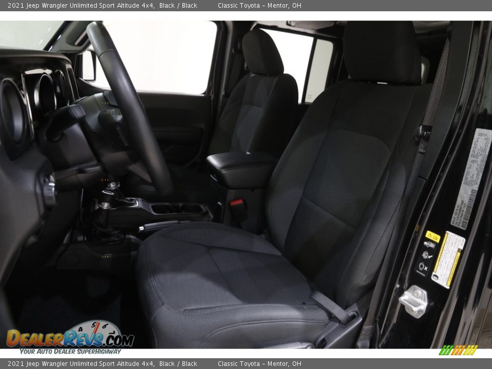 2021 Jeep Wrangler Unlimited Sport Altitude 4x4 Black / Black Photo #5