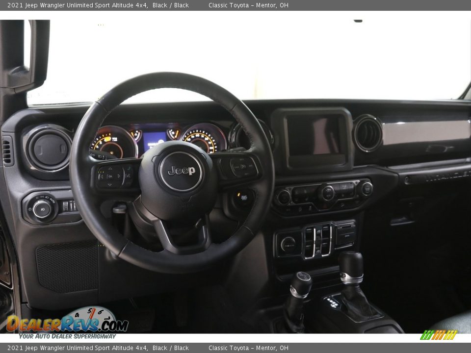 2021 Jeep Wrangler Unlimited Sport Altitude 4x4 Black / Black Photo #6