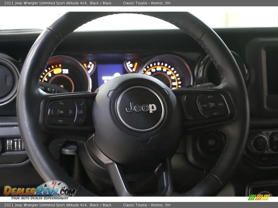 2021 Jeep Wrangler Unlimited Sport Altitude 4x4 Black / Black Photo #7
