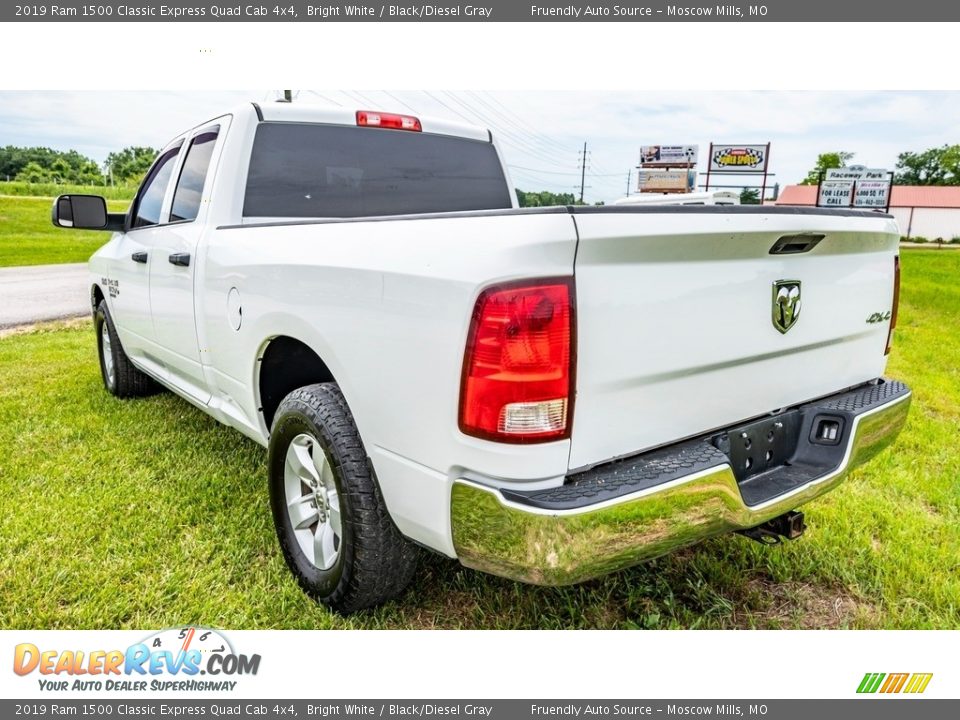 2019 Ram 1500 Classic Express Quad Cab 4x4 Bright White / Black/Diesel Gray Photo #6