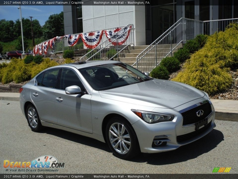 Front 3/4 View of 2017 Infiniti Q50 3.0t AWD Photo #1